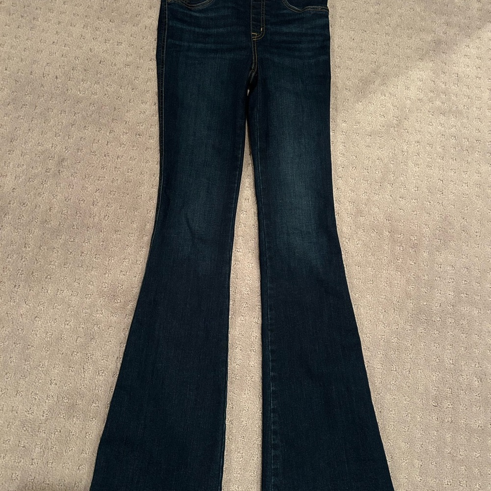 SPANX Dark Blue Flare Jeans